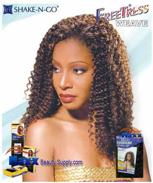 Freetress Premium Synthetic Hair Weave - Water Deep 14"